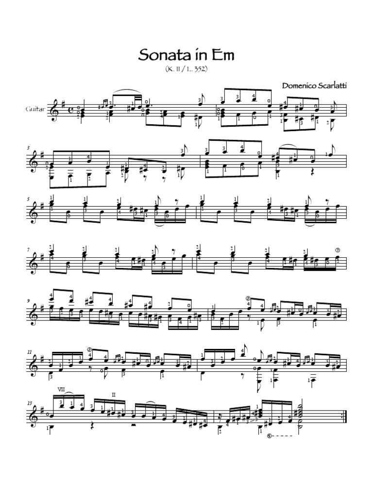 domenico scarlatti sonata k11